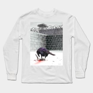 Crow, Bloody Snow Long Sleeve T-Shirt